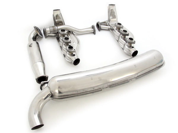 Auspuff & Wärmetauscher Single Outlet System – Porsche 911 3.2L (1984–1989), BIG BORE 84mm Endrohr