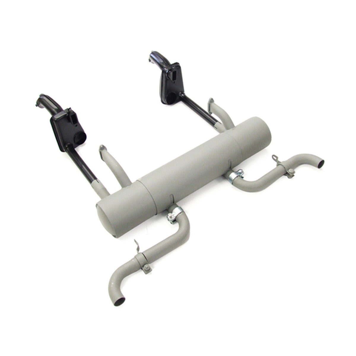 Exhaust with heat exchangers and tailpipe set – Porsche 356A