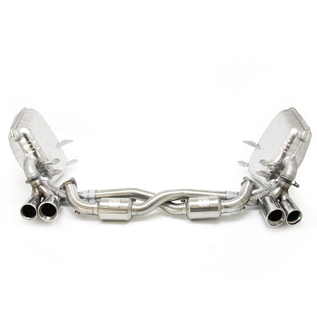 Sports exhaust with catalytic converter and tailpipe package Porsche 996 3.6L