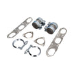 Auspuff-Montagesatz. Porsche (911) 996 C2 /C4 / C4S