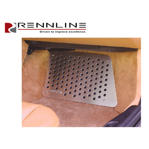 Rennline Aluminum Floorboard. Passenger Side. Porsche 996 / 997 / Boxster / Cayman