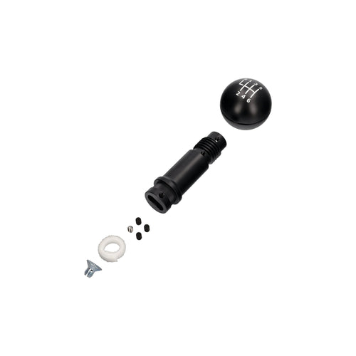 Aluminum Classic Shift Knob - Black - for models with 6-speed manual transmission. Porsche 987 Boxster/Cayman / 997