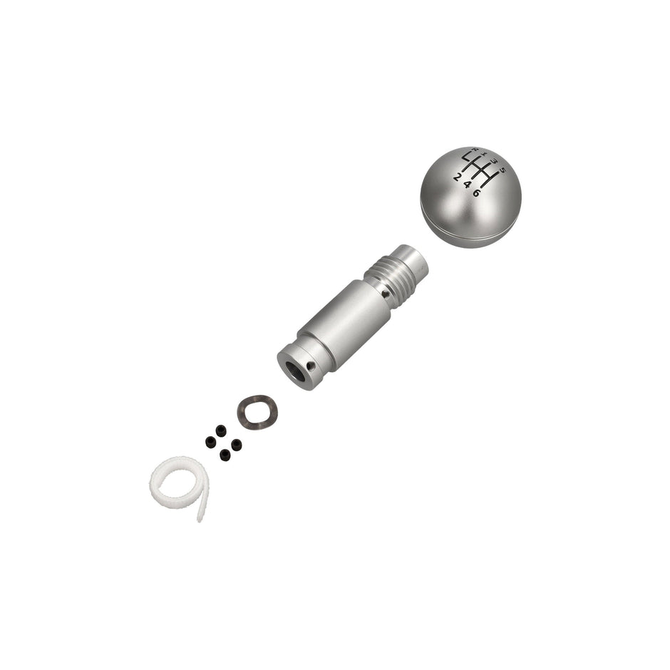 Classic 6-Speed Aluminum Shift Knob in Silver – Function First Performance – Porsche 718 Boxster / Cayman