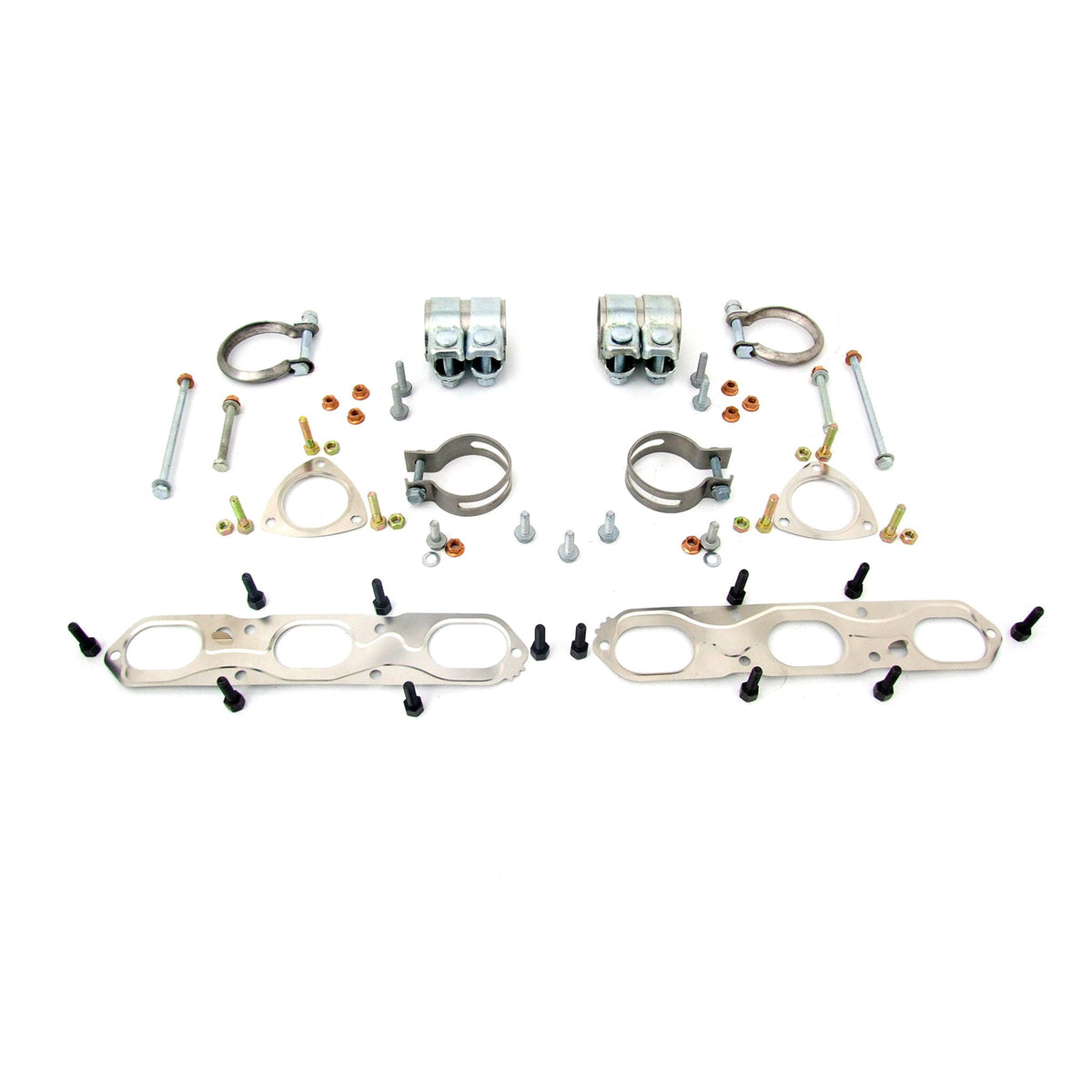 Komplettes Auspuff-Montagesatz . Porsche (911) 996 C2 /C4 / C4S