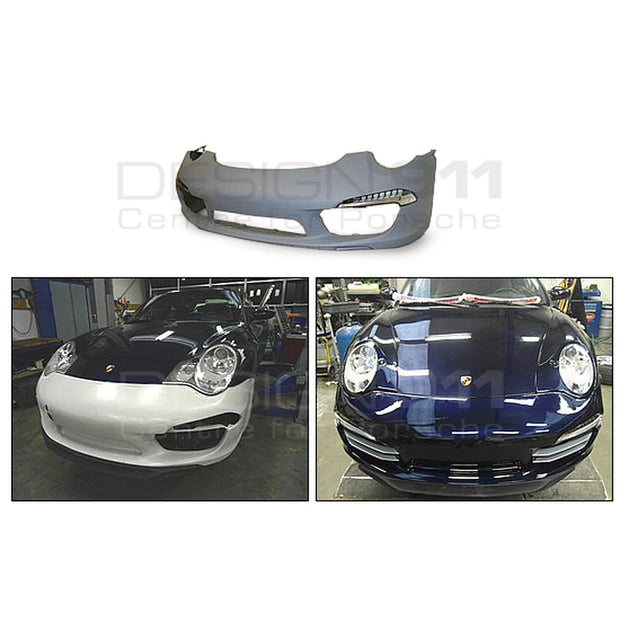 Front Bumper 991 Look. Porsche (911) 996 Gen2 Model