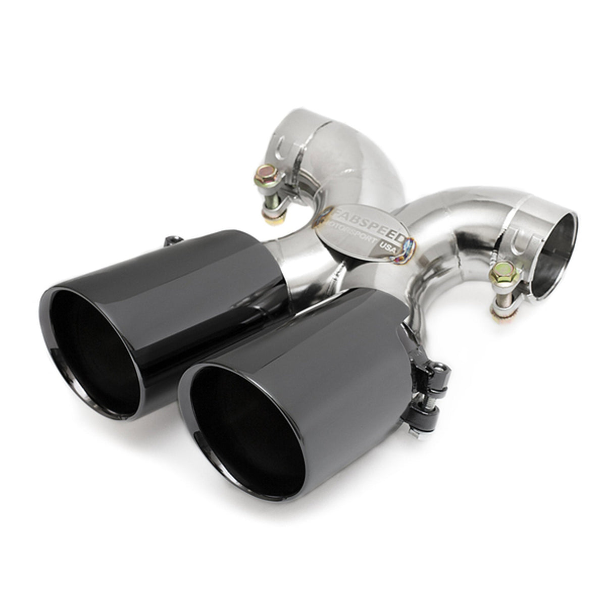 Black chrome-plated tailpipe – Porsche Boxster/Cayman