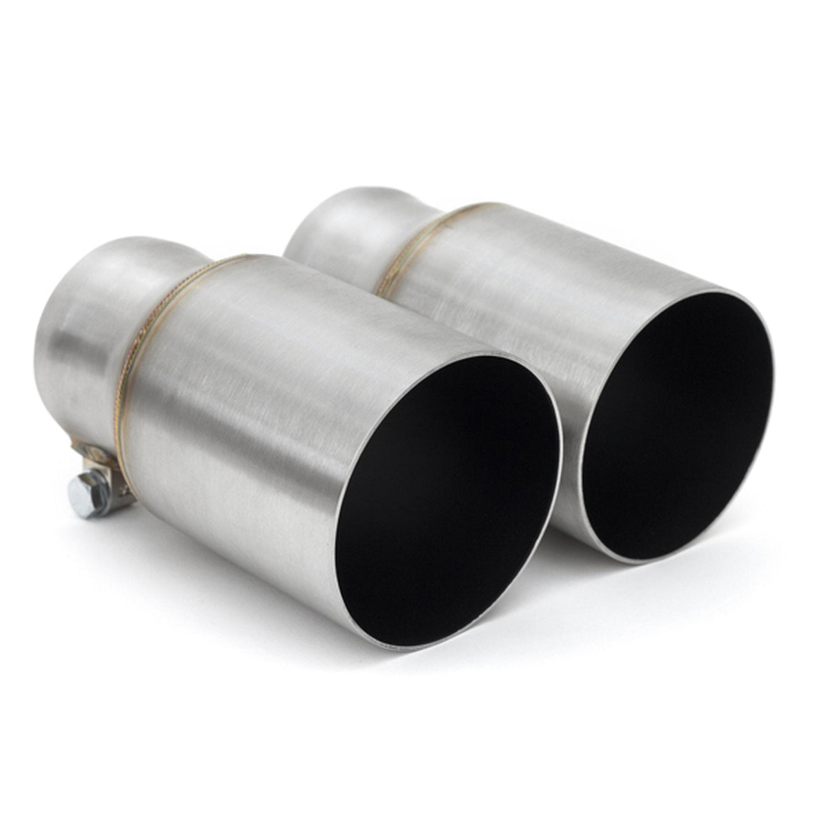 Single Wall Exhaust Tips in Brushed Stainless Steel – Porsche Boxster/Cayman