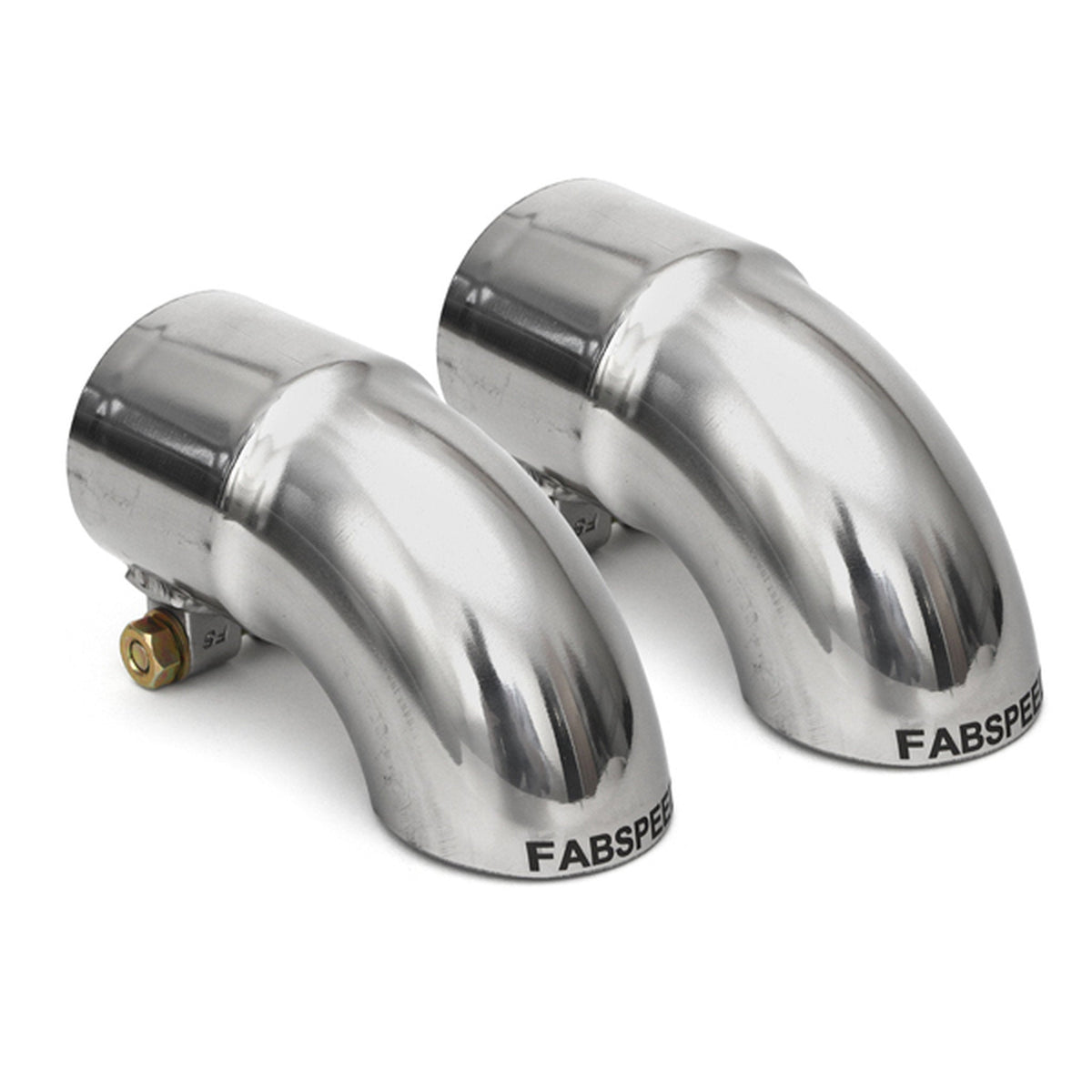 Competition Slip-On Turndown Exhaust Tips (2.50 inch / 63.5mm ID) – Fabspeed Exhaust Systems Only – Porsche Boxster/Cayman