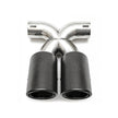 Deluxe Exhaust Dual Style Carbon Fiber Tail Pipe - Porsche Boxster/Cayman