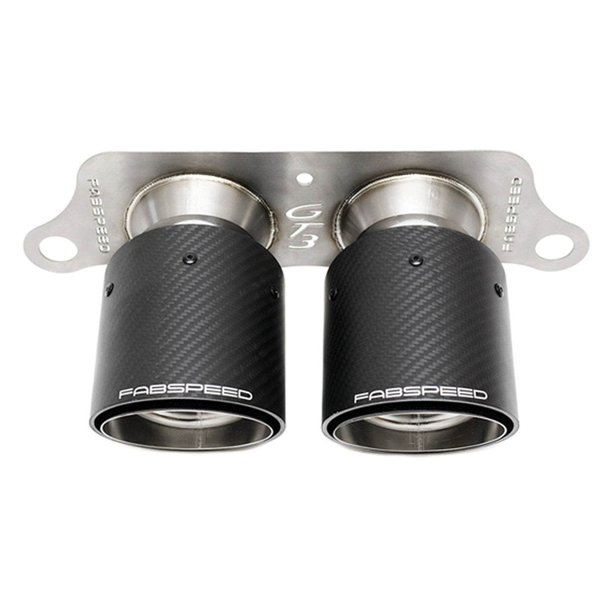 Deluxe Dual Style Tips – Karbonfaser. Porsche 991.2 GT3 / GT3RS