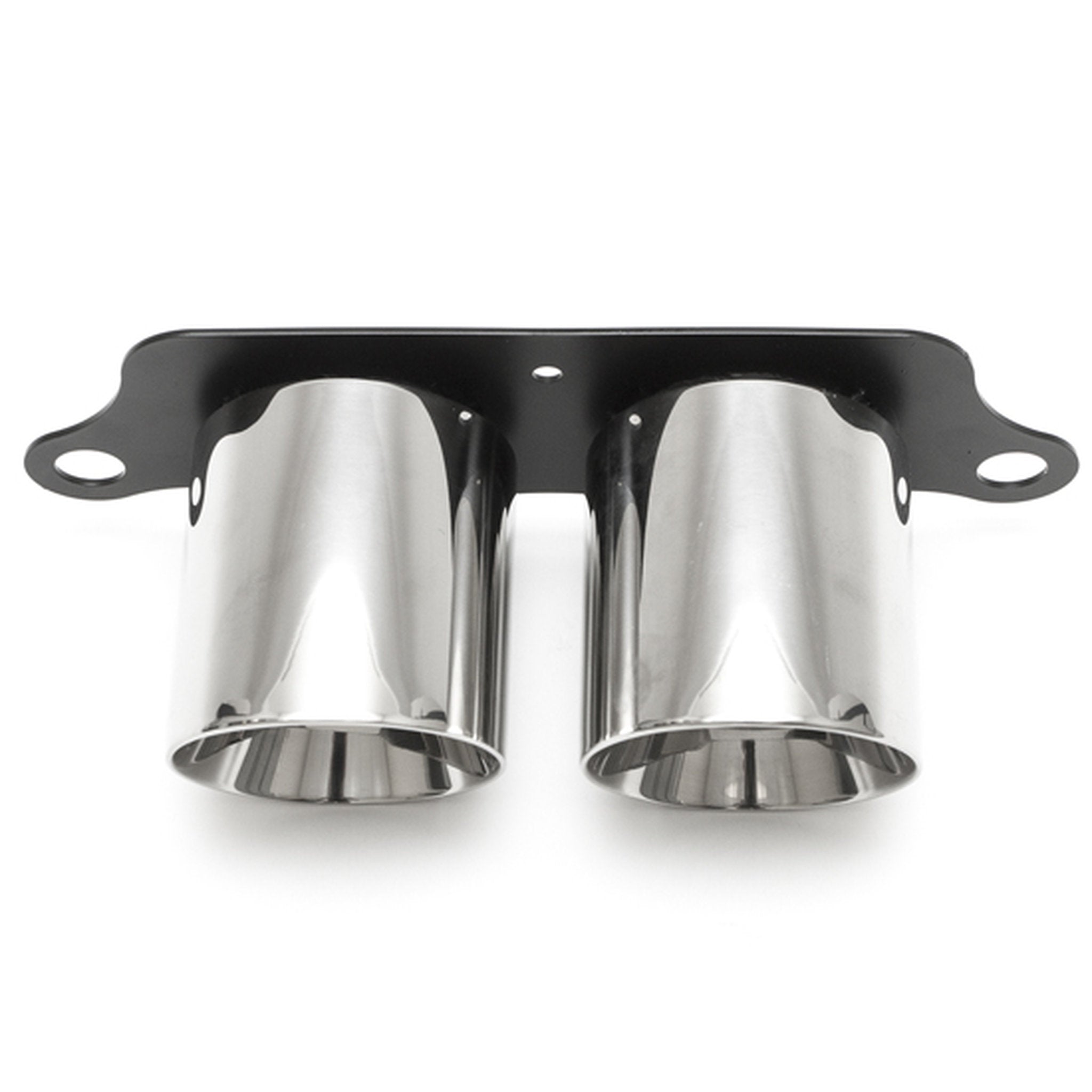 Deluxe Dual Style Tips - Polished Chrome. Porsche 991.2 GT3 / GT3RS