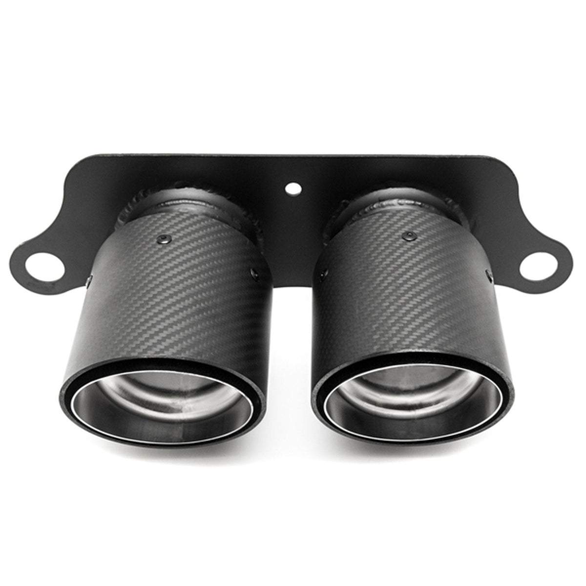 Exhaust Deluxe Dual Style Tips CARBON FIBER. Porsche 991 GT3