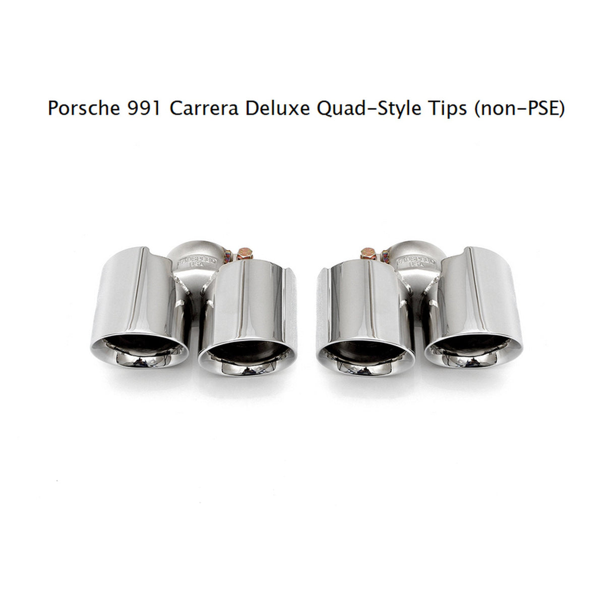 Auspuff Deluxe Quad-Style Endrohre (nicht-PSE). Porsche 991 (911) Carrera 2012>>