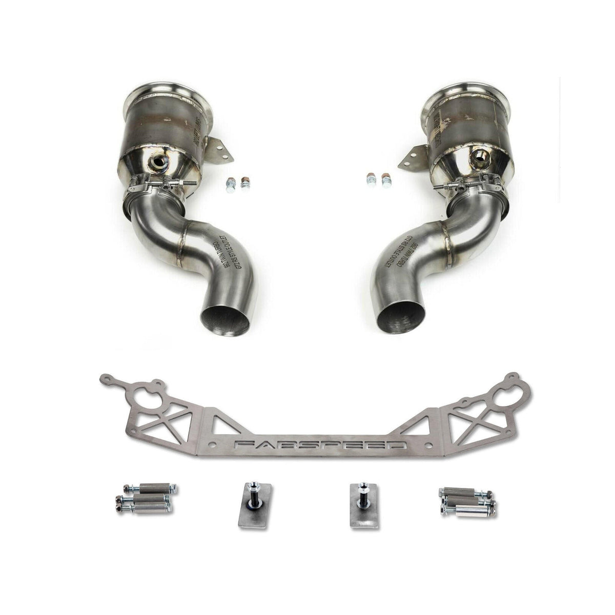 Fabspeed Sport Catalytic Converters with GT2RS-Style Outlets Porsche 992