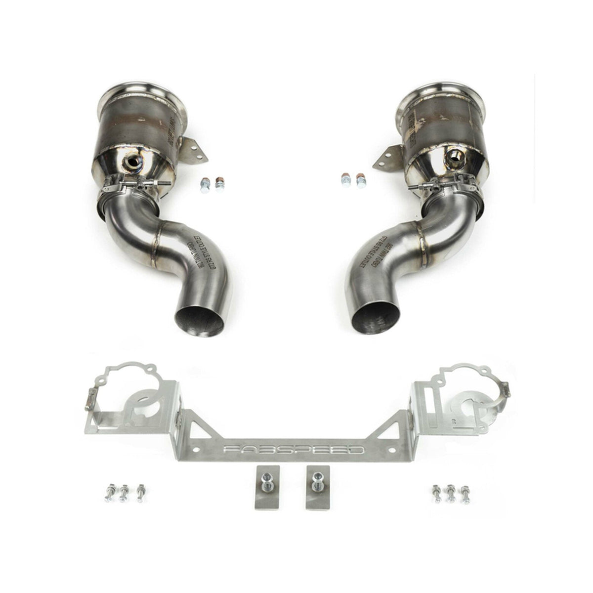 Sport Catalytic Converters with GT2RS-style Outputs Porsche 992