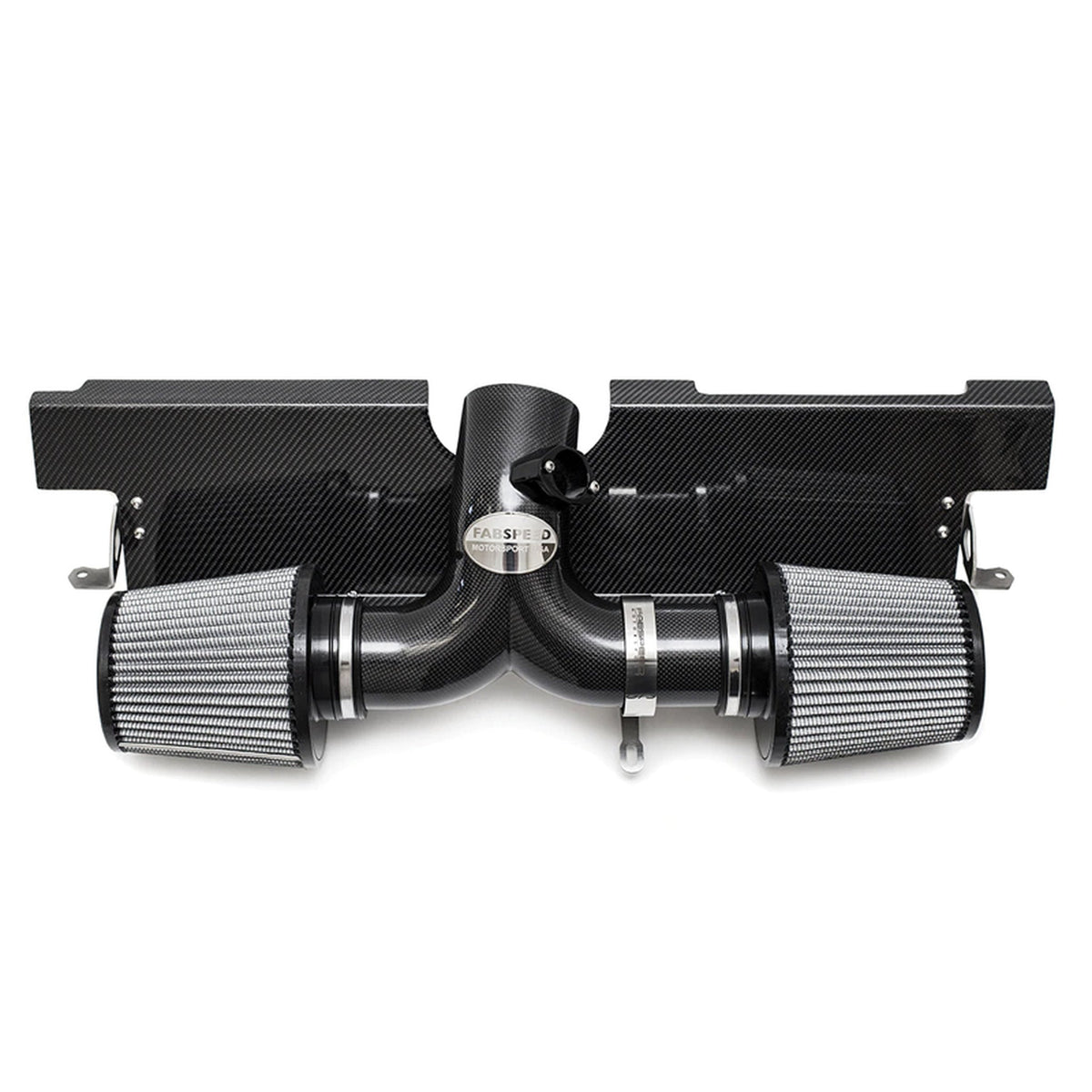 Carbon fiber competition intake system. Porsche 996 GT3