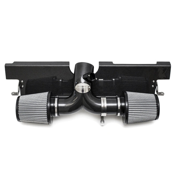 Carbon fiber competition intake system. Porsche 996 GT3