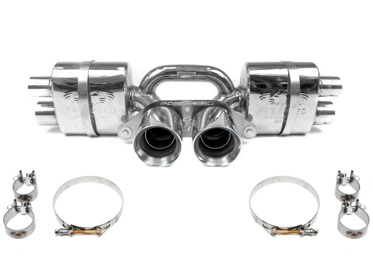 Center Mini Maxflo Performance Exhaust System. Porsche 997.2 GT3 / GT3 RS