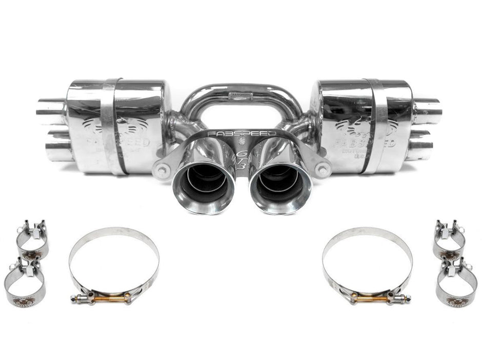 Center Mini Maxflo Performance Exhaust System. Porsche 997.2 GT3 / GT3 RS