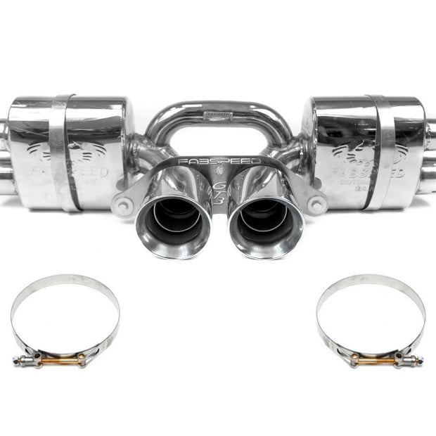 Center Mini Maxflo Performance Exhaust System. Porsche 997.2 GT3 / GT3 RS