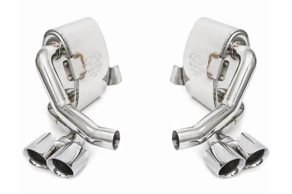 Fabspeed Maxflo Performance Side Muffler Bypass Pipes. Porsche 997.2 Carrera (2009-2012)