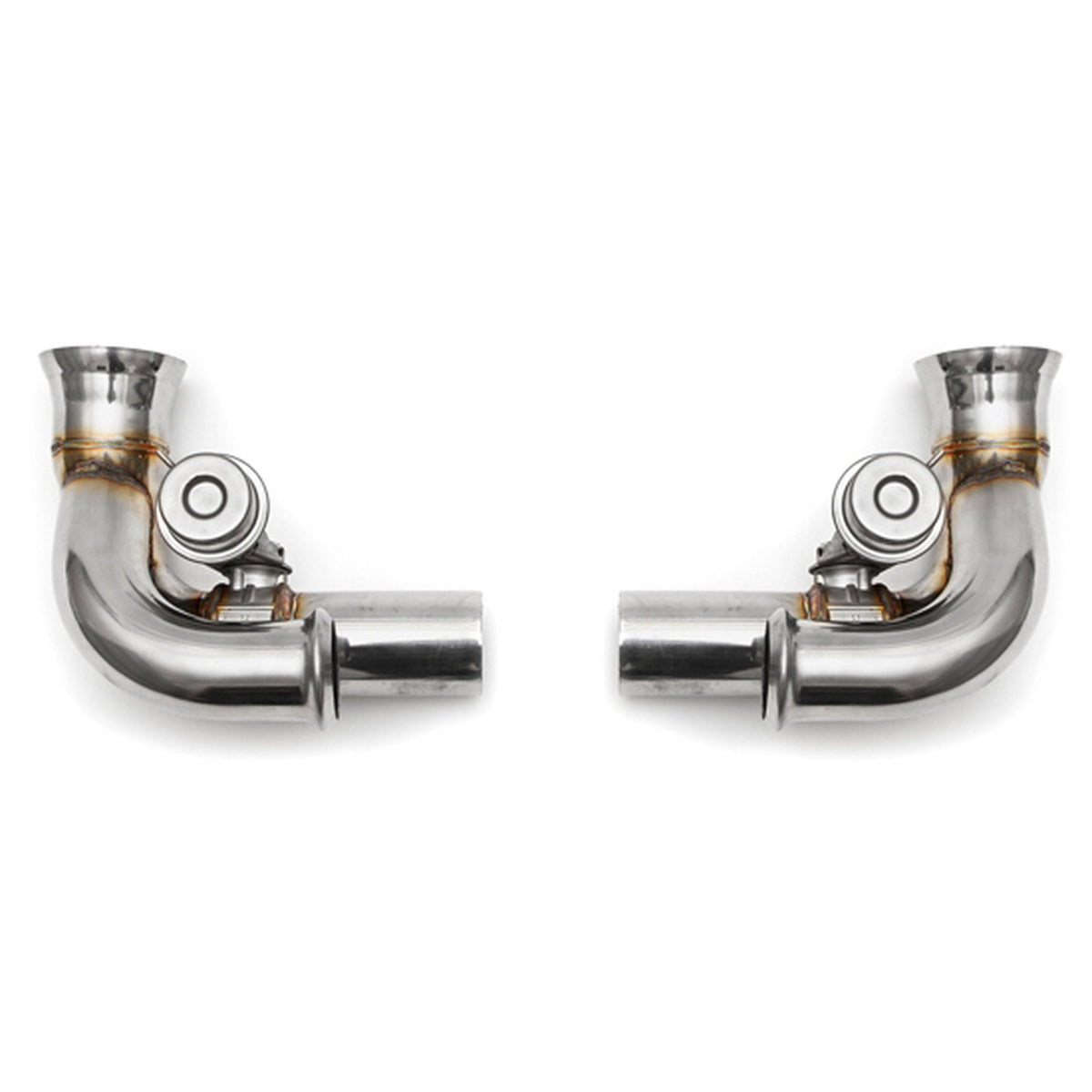 Exhaust Mufflers/Muffler Bypass Pipes VALVED. Porsche 997 GT3