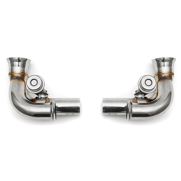 Exhaust Mufflers/Muffler Bypass Pipes VALVED. Porsche 997 GT3