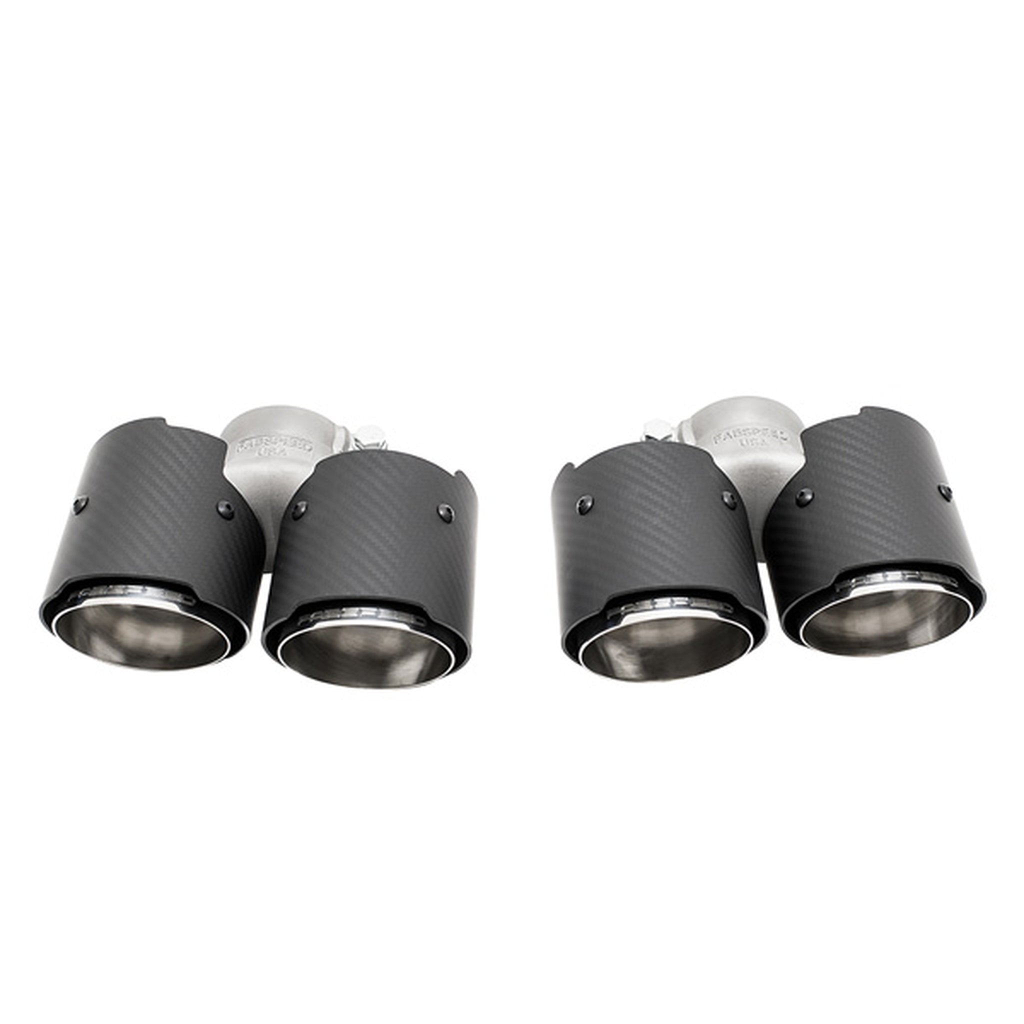 Exhaust Deluxe Quad-Style Tailpipe Carbon Fiber. Porsche 997.1 Carrera S
