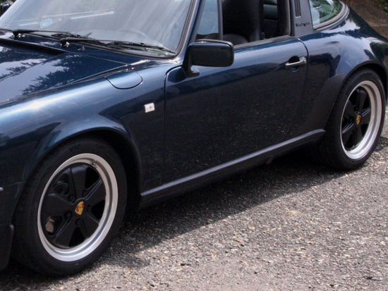 17" Fuchs Alufelgen 4er-Set in Schwarz 7.0J und 9.0J für Porsche