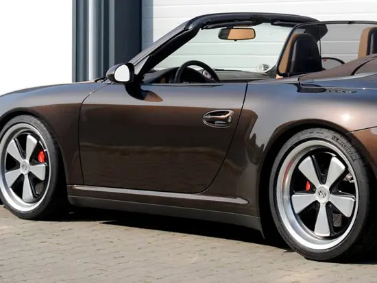 17" Fuchs Alufelgen 4er-Set in Silber 7.0J und 9.0J für Porsche