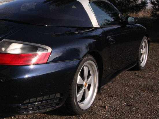 18" Fuchs Alufelgen 4er-Set in Silber 8.0J und 10J für Porsche