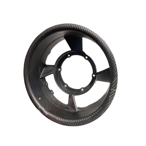 Lichtmaschinen-Lüftergehäuse 250mm (Carbon) | Porsche 911 / 930 (1984-89)