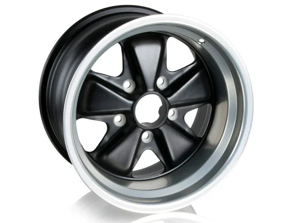 Fuchs Design Felge 15 Zoll Schwarz Poliert