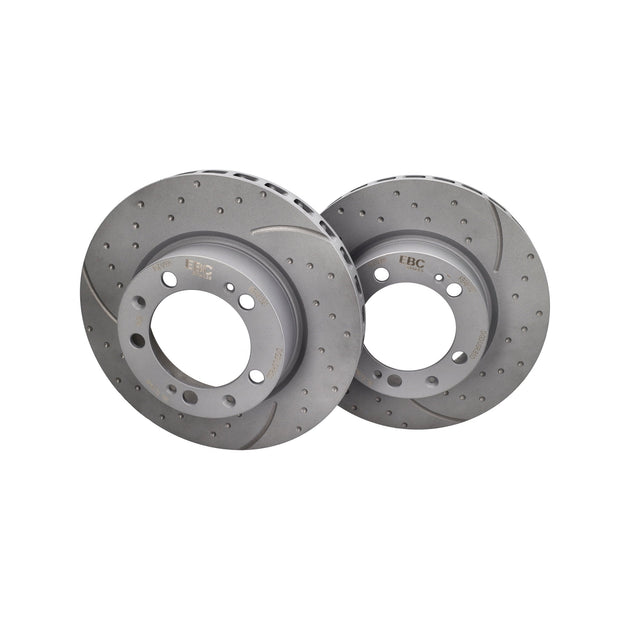 Bremsscheibe vorne. Porsche 944S2 / 944 Turbo / 968 (EBC Groove GD995) | Porsche 968 | OEM / Erstausrüsterqualität