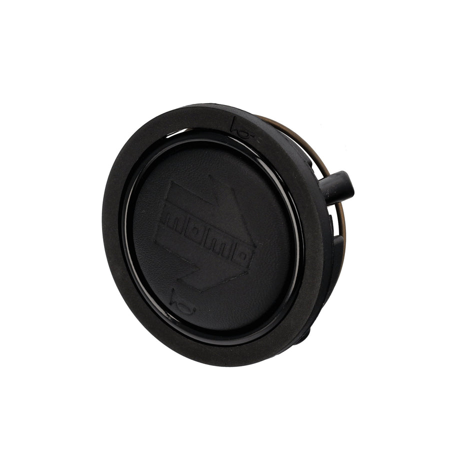 MOMO Horn Button 2 Contacts (Black Leather) | Momo