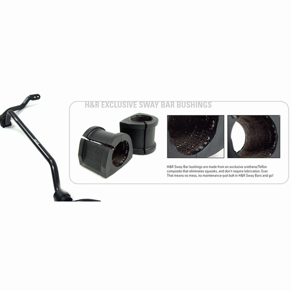 H&R Stabilisator / Stabilisator Kit. Porsche 991 C4 / C4S