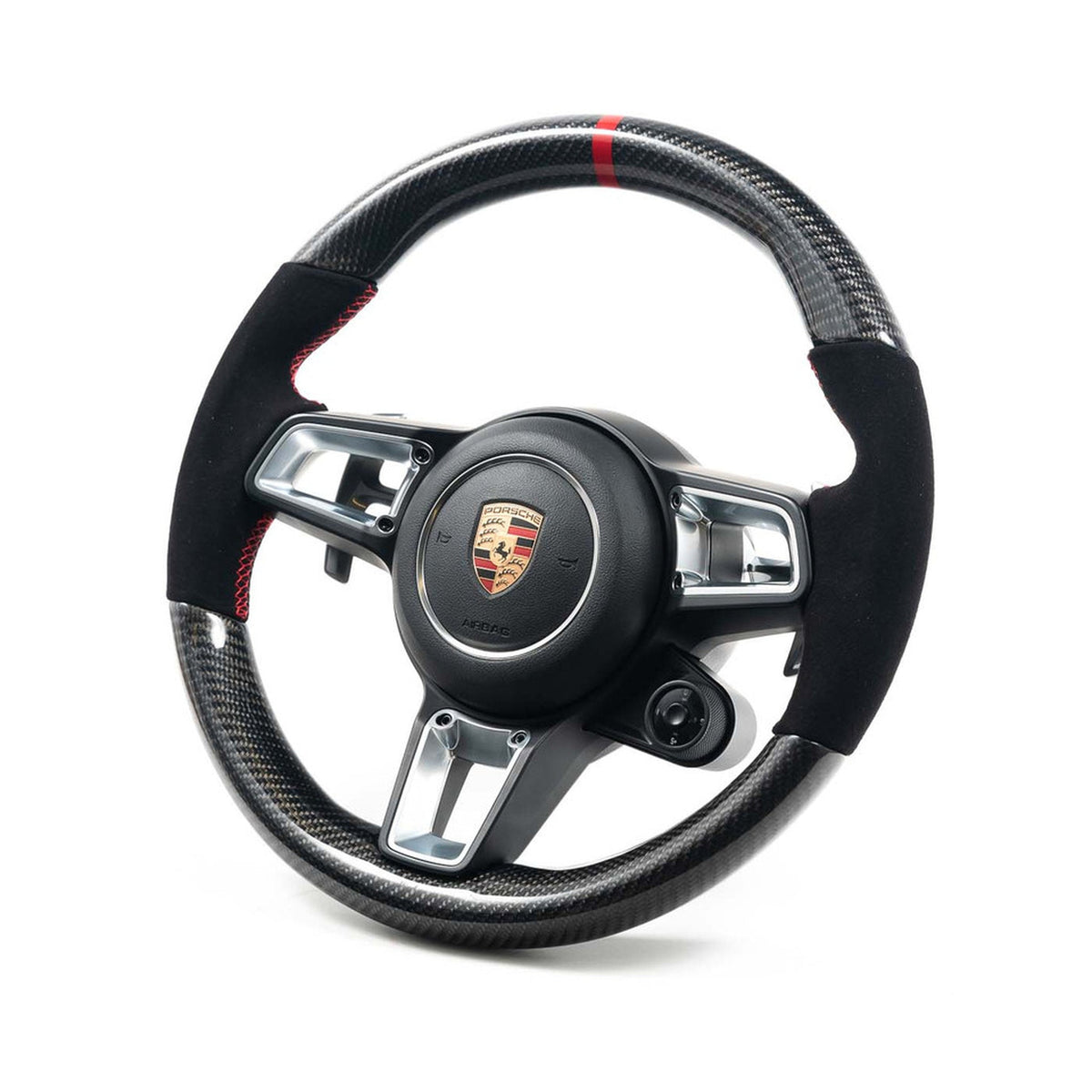 Leather Steering Wheel with 360 mm Diameter – OEM / Original Equipment Manufacturer Quality – Porsche 718 Boxster / Cayman