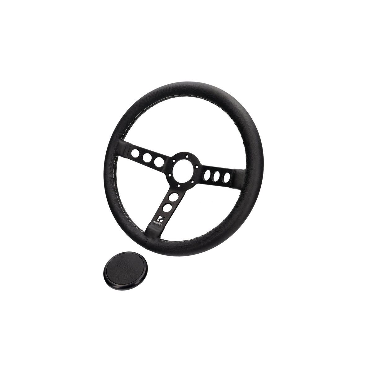 Rennline Lederlenkrad mit 360 mm Durchmesser