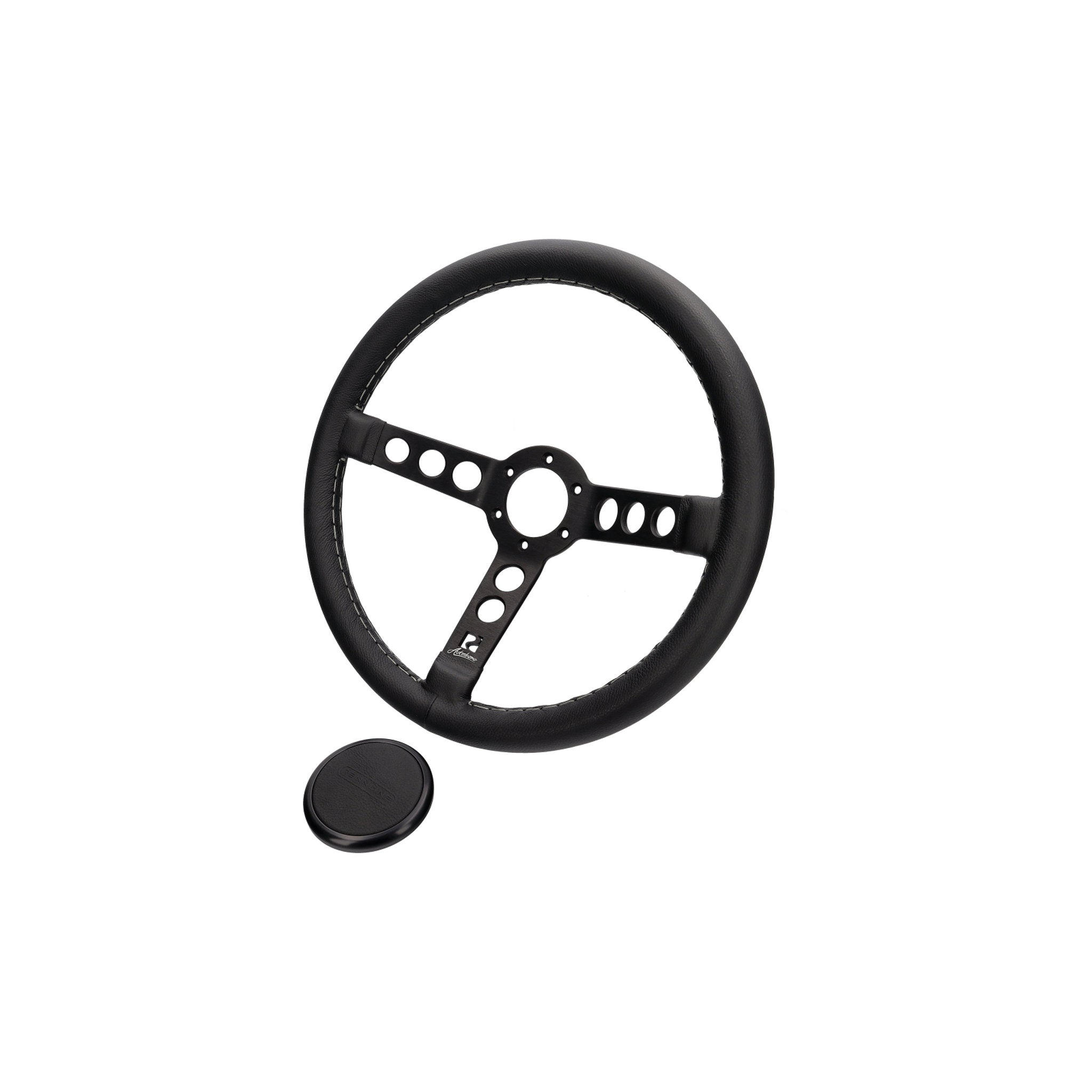 Rennline Lederlenkrad mit 360 mm Durchmesser