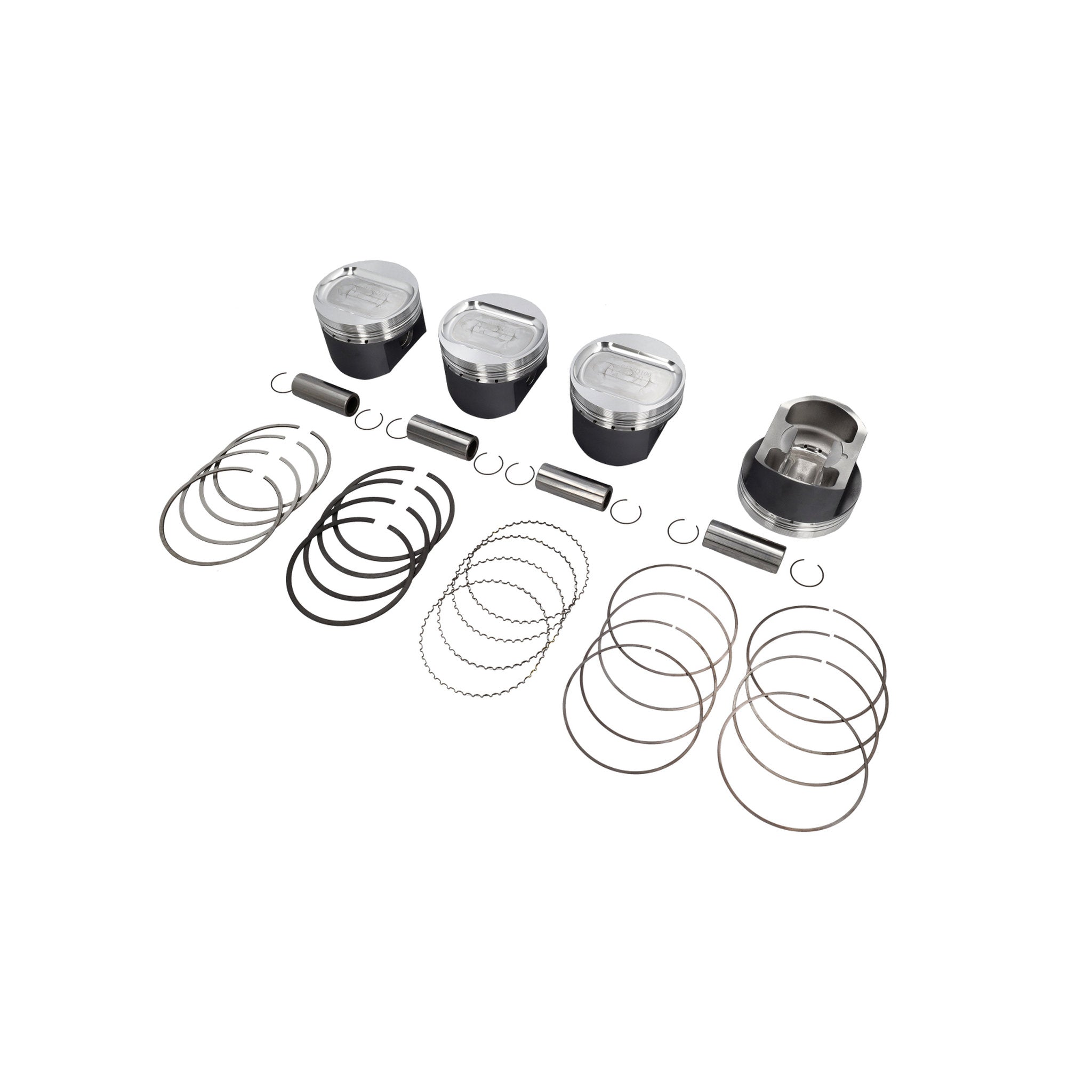 Wössner Forged Piston Kit. Porsche 944 Turbo 2.5L