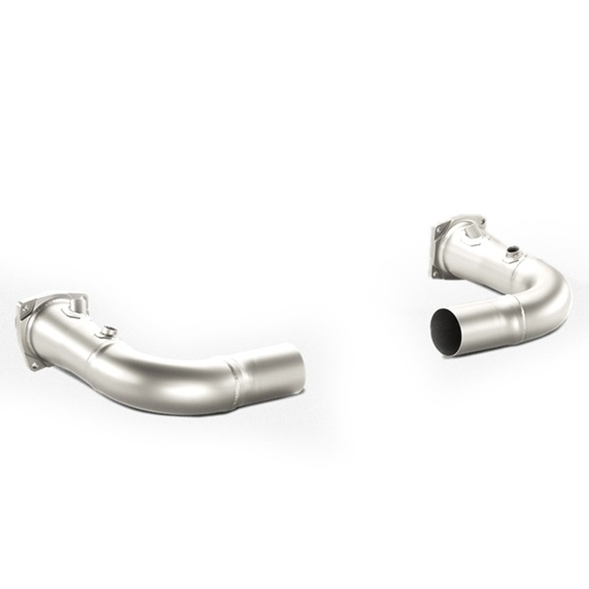 Akrapovic Link Pipe Set mit Cat Bypass Titanium für Porsche 991 (911) Turbo/Turbo S 2014>>