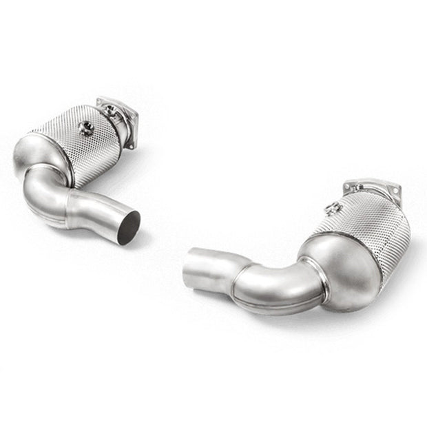 Akrapovic Link Pipe Set with Cat (SS) for Porsche 991.2 Turbo / Turbo S 2018>>
