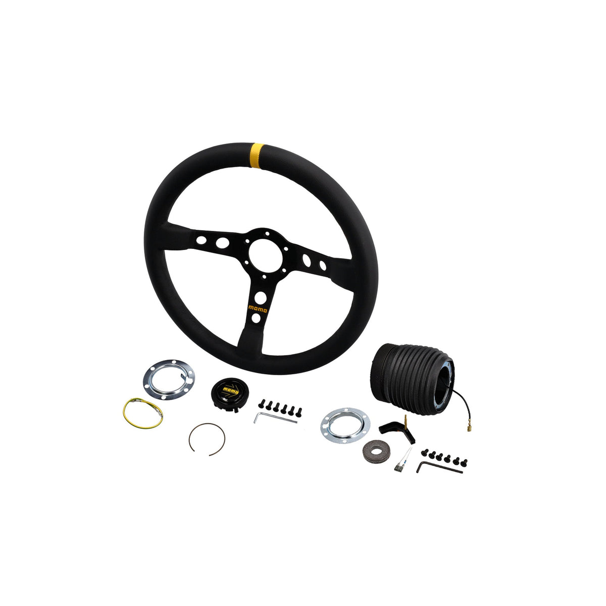 Momo MOD.07 Steering Wheel Black Leather Kit Porsche 986/993
