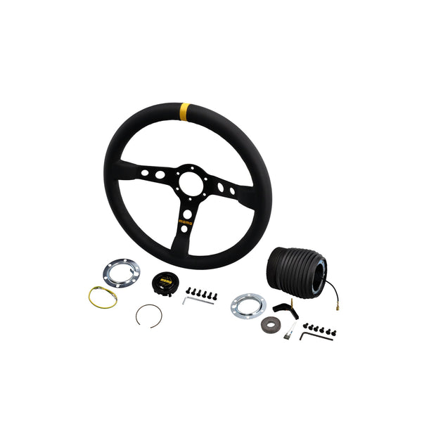 Momo MOD.07 Steering Wheel Black Leather Kit Porsche 986/993
