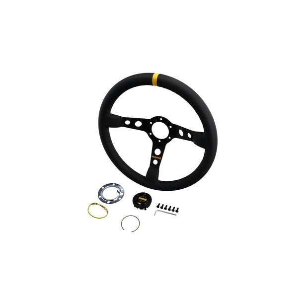 Momo mod.07 Steering Wheel - Black Leather
