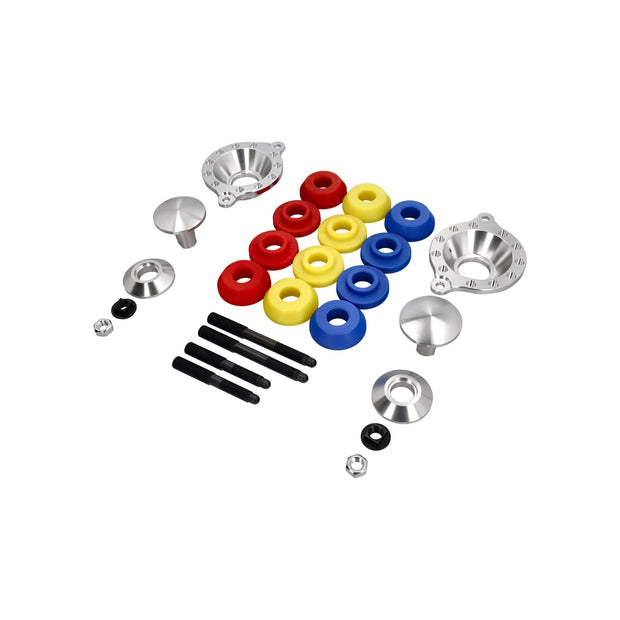 Motorhalterungen verstellbar halbfest 2er-Set | Porsche 964 / 986 / 987 / 993 / 996 / 997 | Rennline