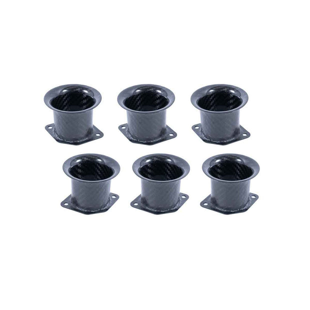 Carbon Fiber Carburettor Velocity Stack Satz (50mm Tall) – Porsche 911 / 912 / 356