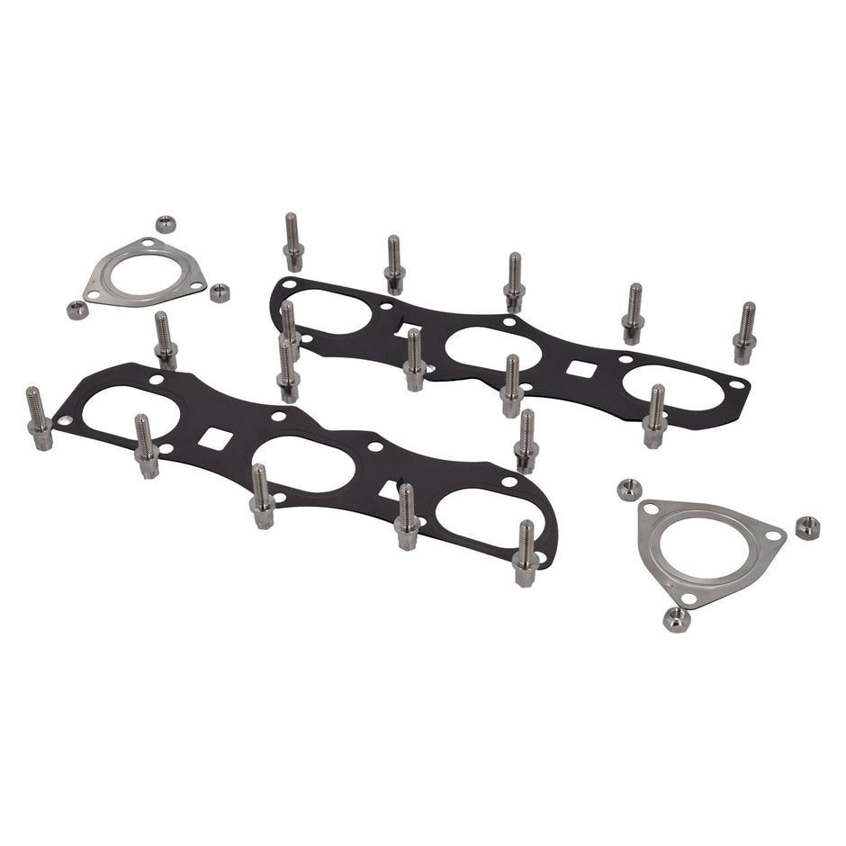 Exhaust manifold gasket, nut and bolt set. Porsche 991 Turbo