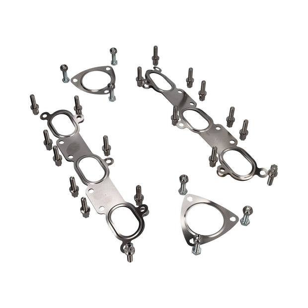 Exhaust manifold gasket, nuts and bolts set. Porsche 996 GT3