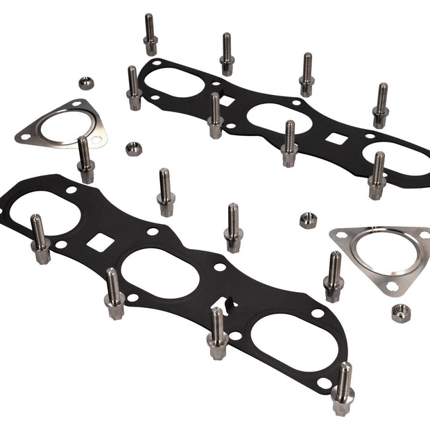 Exhaust manifold gasket, nut and bolt set. Porsche 997TT MKII - OEM / Original Equipment Quality